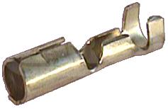 Pin żeński. okrągły, nieizolowany, na przewód 0,5mm-2mm, HC Cargo (PN: 191079)