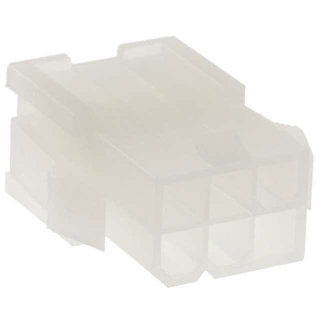 Wtyk; przewód-przewód; męskie; Mini-Fit Jr; 4,2mm; PIN: 6 (PN:39012066)