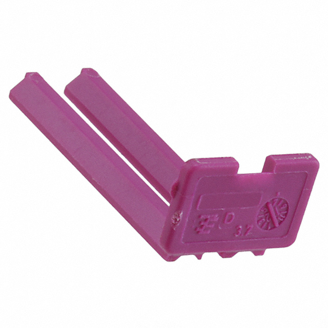 Zatrzask blokujący; JPT,MCP 2.8; PIN: 15; purpurowy