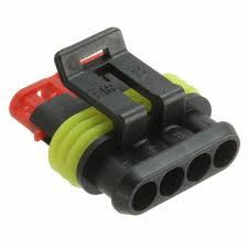 [430517] Złącze: przewód-przewód; Superseal 1.5; żeńskie; wtyk; PIN: 4; IP67 (PN: 282088-1)