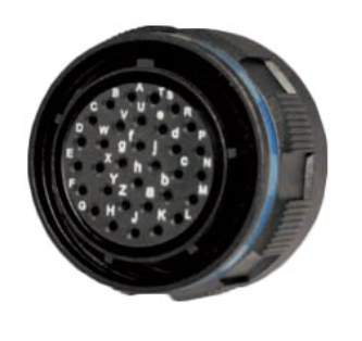 [730200] D38999 8D 23-54 Mixed Pin Receptacle 53pin Black Zinc plated  (pin) (PN: 8D5-23Z54AN)